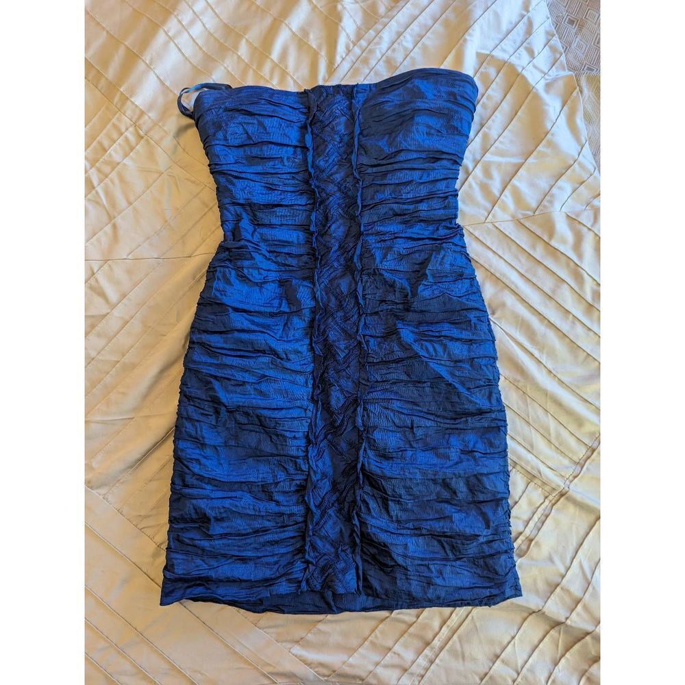 bcbgmaxazria Mariko pleated strapless dress NEW sz 10